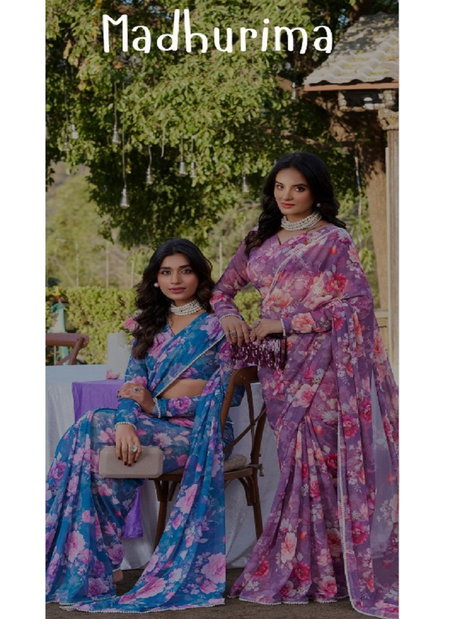 Madhurima By Ynf7010 Weightless Marbal Printed Sarees Bulk Orders In India